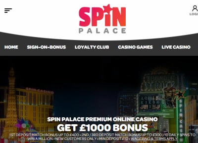 Spin Palace screenshot number 1