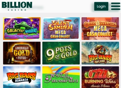 Billion Casino screenshot number 1
