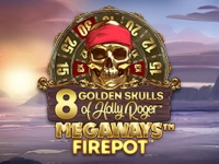 8 Golden Skulls of Holly Roger Megaways